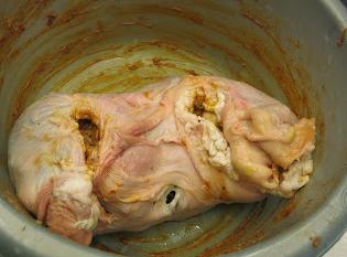 Įdaryti kiaulienos skrandis: receptas su grikiais ir grybais