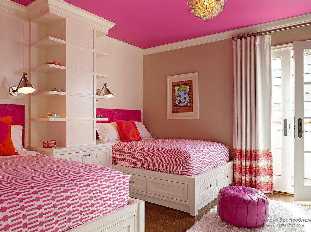 Розкішна спальня юної принцеси   Спальня для двох дівчаток